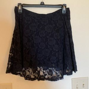 a&f lace skirt